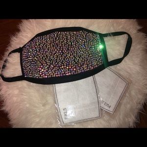 Swarovski bling face cover
